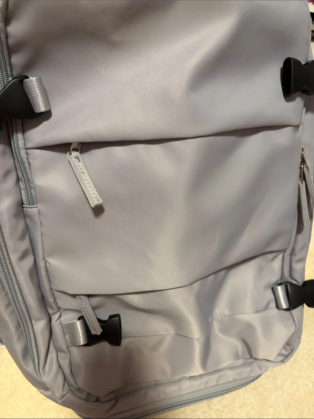 Brand New Viral Men's Gray Everyday Backpack - Lightweight Travel & Commuter Bag